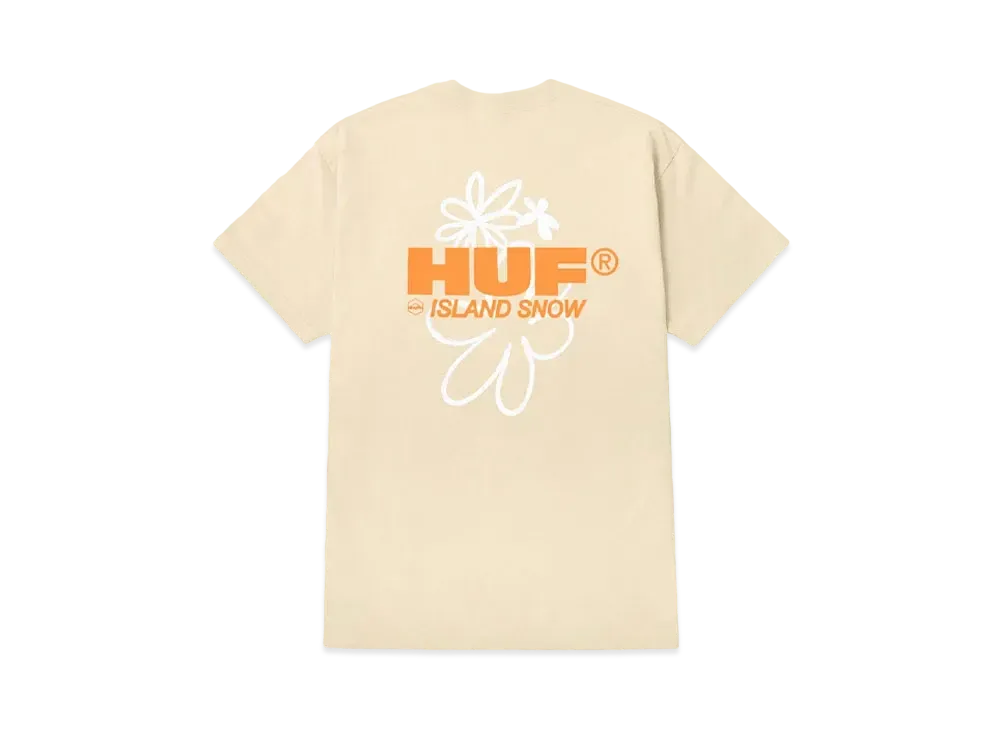 HUF Island Flowers T-shirt "Sand"