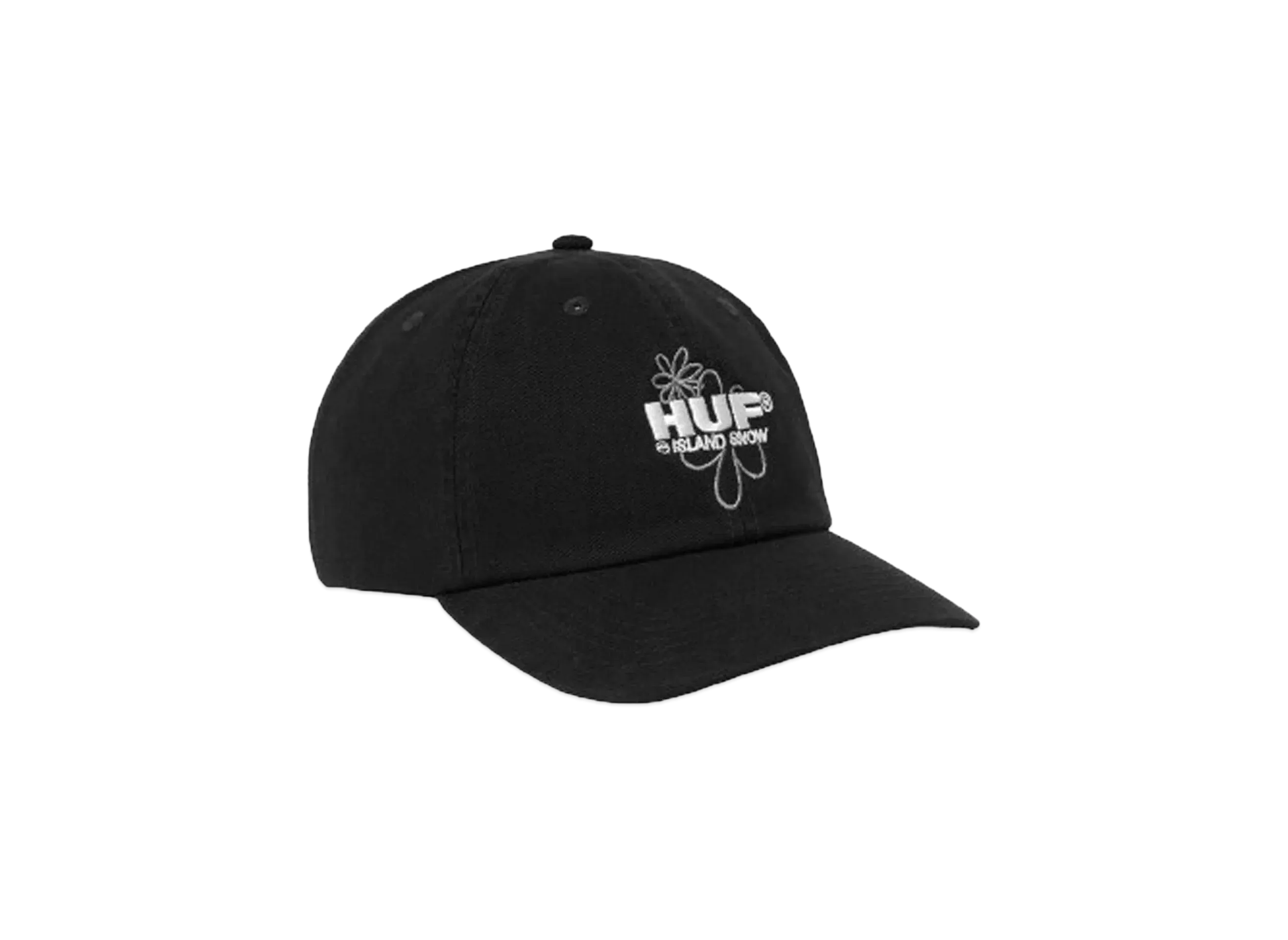 HUF Island Flowers 6Panel CV Hat "Black"