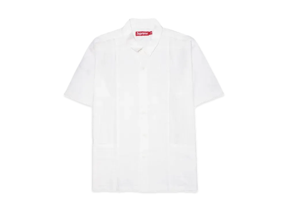 Supreme Mesh Panel Linen S/S Shirt Supreme Mesh Panel Linen S/S Shirt