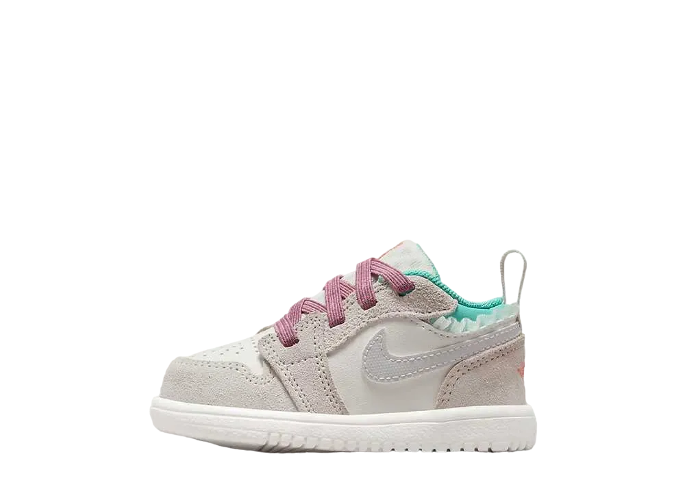 ナイキ TD エアジョーダン1 ロー ALT SE "セイル/レジェンドライトブラウン/バイオレットダスト/ニュートラルグレー"  (キッズ)