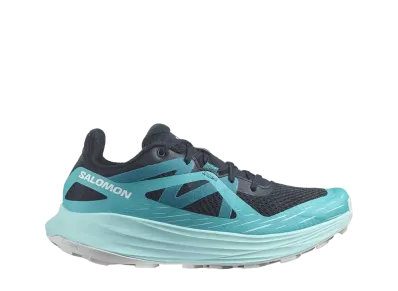 Salomon Women's Ultra Flow "Carbon/Peacock Blue/White"
