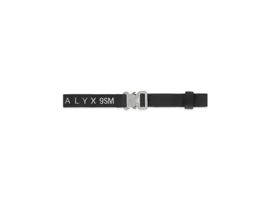 1017 ALYX 9SM Classic Rollercoaster Buckle Belt "Black"