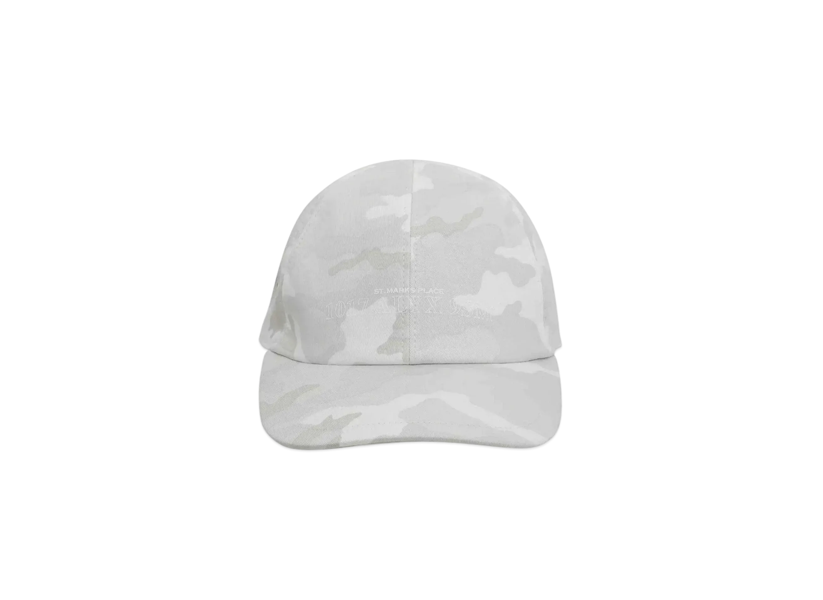 1017 ALYX 9SM Camou Baseball Cap With Logo "White Camou"