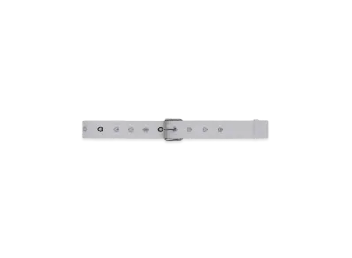 1017 ALYX 9SM Eyelet Leather Belt "White"