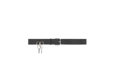1017 ALYX 9SM Leather Belt With Key Charms "Black"