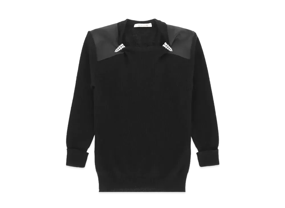 1017 ALYX 9SM Nylon Panel Knit Dress "Black"