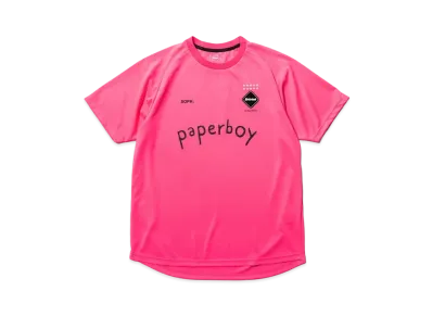 F.C.Real Bristol x paperboy 'FOOTBALL PACK' Short Sleeve Pre Match Top "Pink"