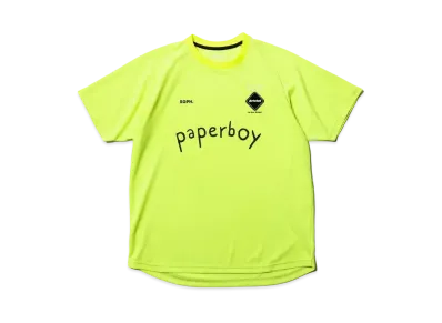 F.C.Real Bristol x paperboy 'FOOTBALL PACK' Short Sleeve Pre Match Top "Yellow"