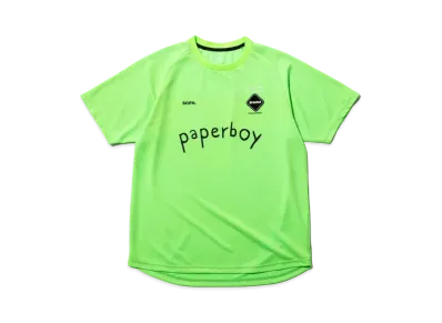 F.C.Real Bristol x paperboy 'FOOTBALL PACK' Short Sleeve Pre Match Top "Green"