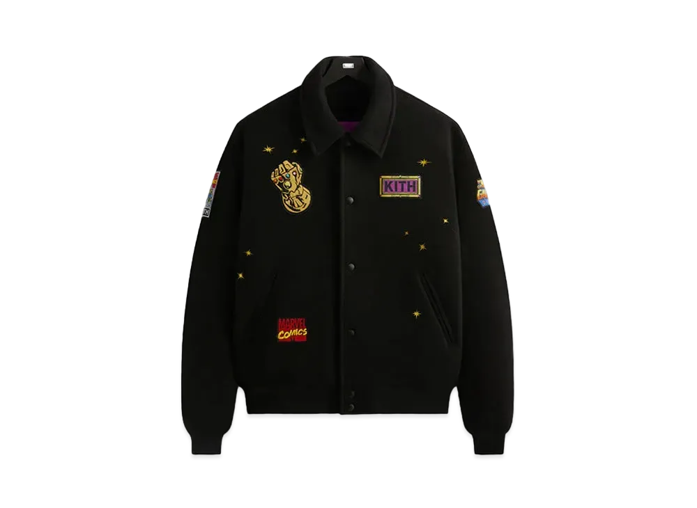 KITH x MARVEL Universe Varsity Jacket "Purple"