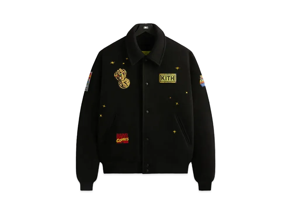 KITH x MARVEL Universe Varsity Jacket "Yellow"