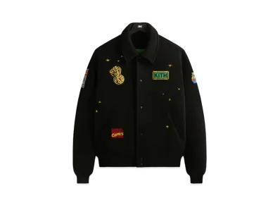 KITH x MARVEL Universe Varsity Jacket "Green"