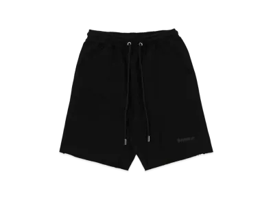 A BATHING APE Raw Edge Loose Fit Sweatshorts "Black"