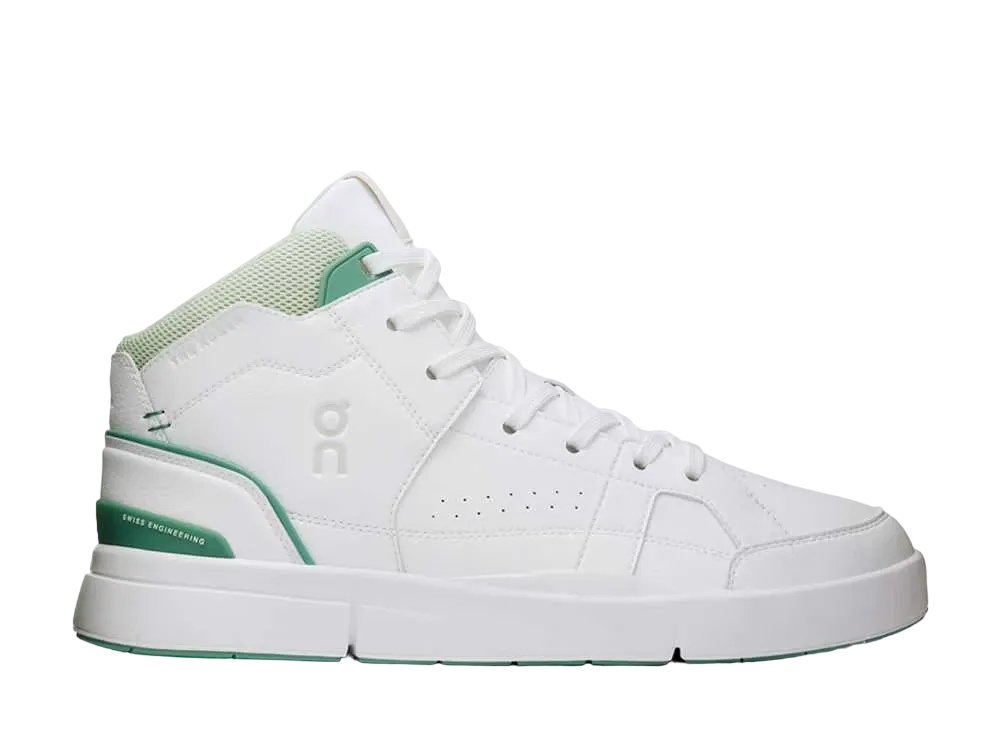 On The Roger Clubhouse Mid "White/Green"