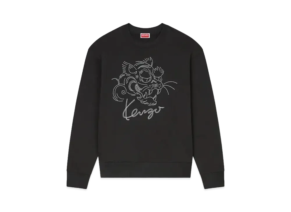 KENZO 'Star Tiger' Embroidery Sweat "Black"