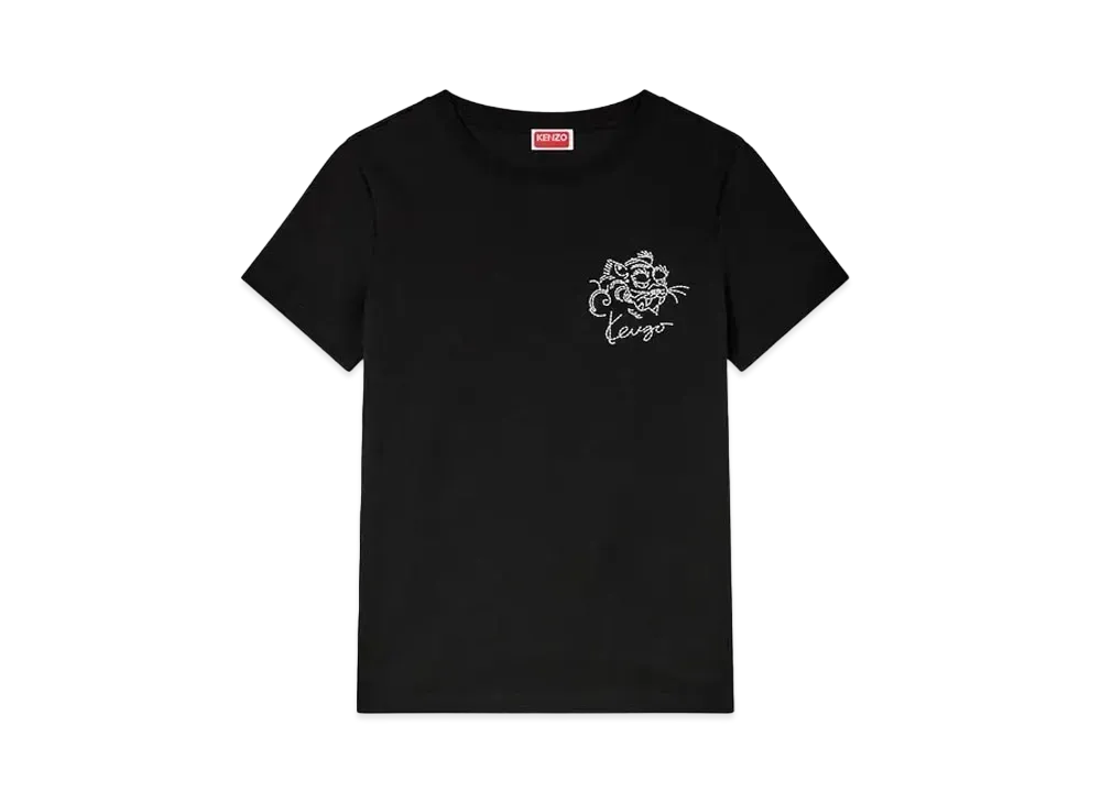 KENZO 'Star Tiger' Embroidery Classic T-shirt "Black"