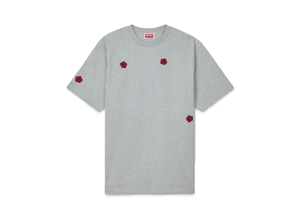 KENZO 'BOKE FLOWER' Embroidery T-shirt "Pale Grey"