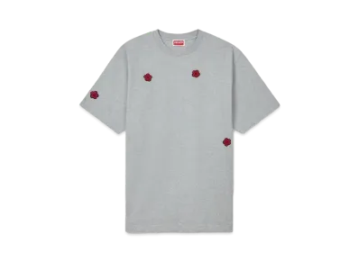 KENZO 'BOKE FLOWER' Embroidery T-shirt "Pale Grey"