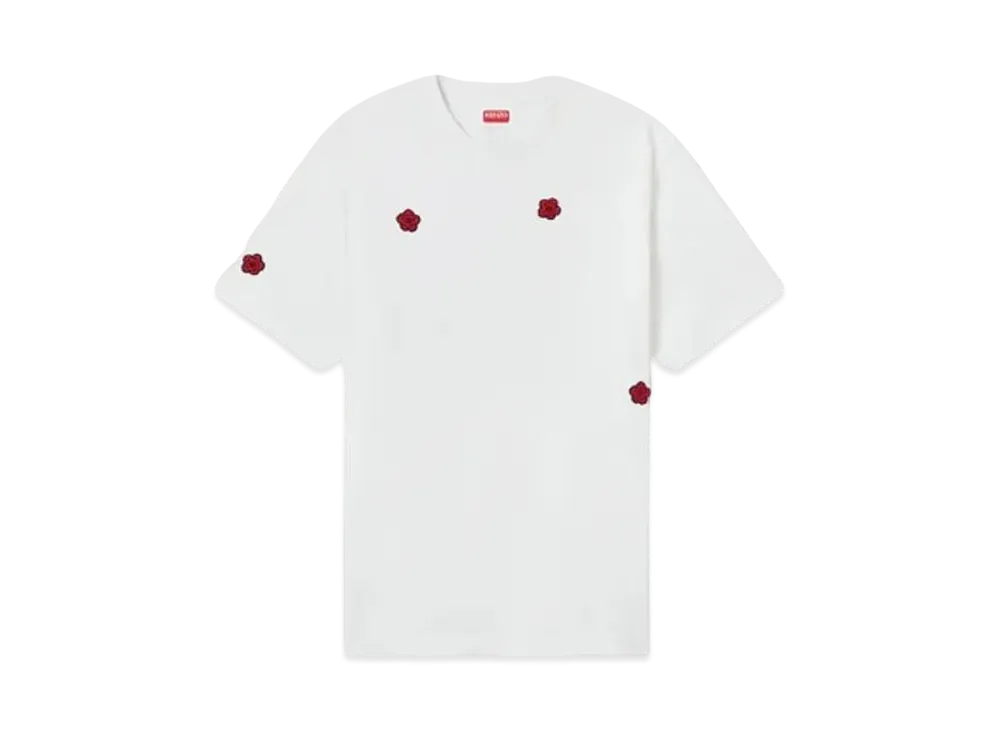 KENZO 'BOKE FLOWER' Embroidery T-shirt "Off White"