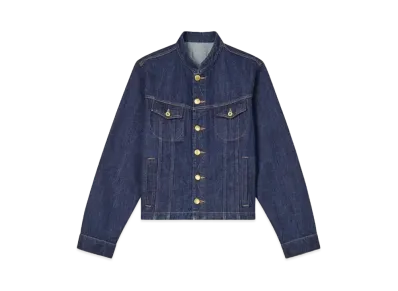 KENZO School Boy Jacket in Japanese Denim "Rinse Blue Denim"
