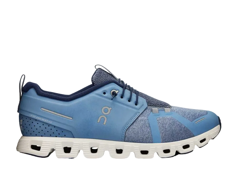 On Cloud 5 Terry "Neptune/White"