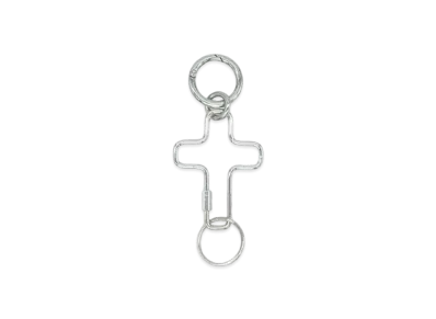 LAD MUSICIAN CROSS KEY RING "SILVER"