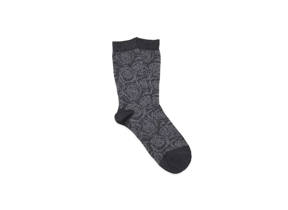 LAD MUSICIAN SOCKS ROSE "GRAY x LIGHT GRAY"