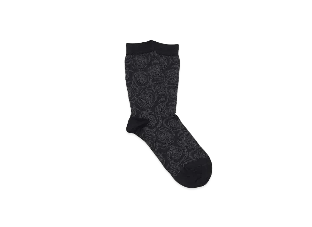 LAD MUSICIAN SOCKS ROSE "BLACK x CHARCOAL"