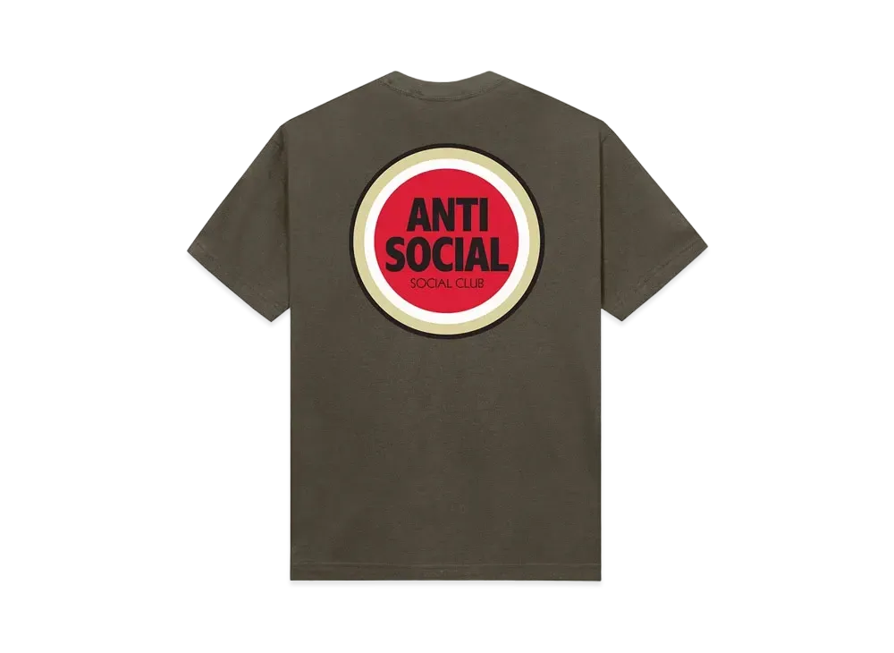 ANTI SOCIAL SOCIAL CLUB Bullseye Tee "Dusty Brown"