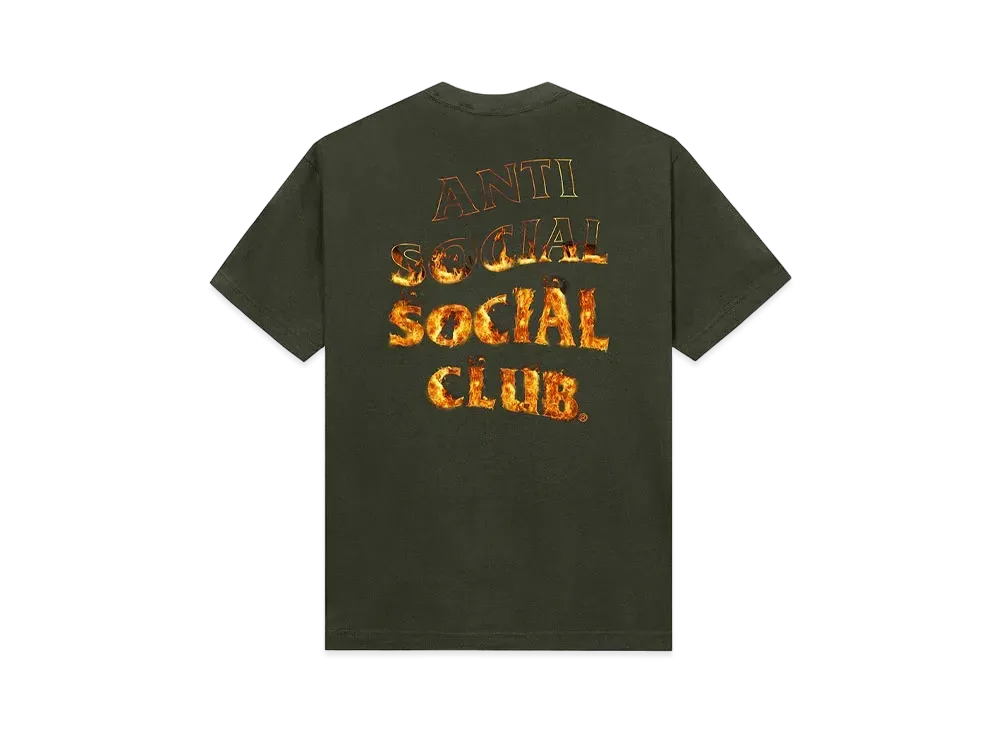 ANTI SOCIAL SOCIAL CLUB A Fire Inside Tee "Olive"