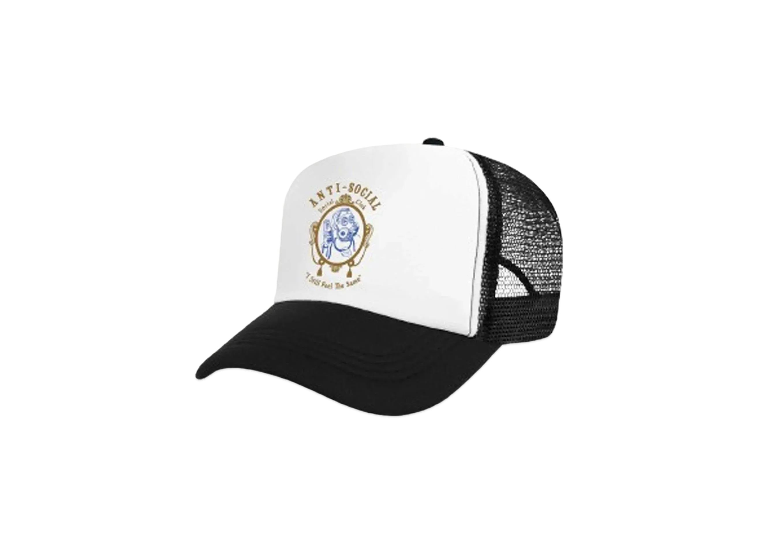 ANTI SOCIAL SOCIAL CLUB Zig-Zag Trucker Hat "Black/White"