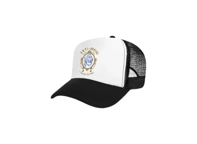 ANTI SOCIAL SOCIAL CLUB Zig-Zag Trucker Hat "Black/White"