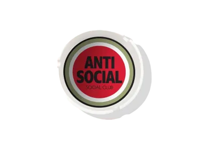 ANTI SOCIAL SOCIAL CLUB Bullseye Ashtray "White"