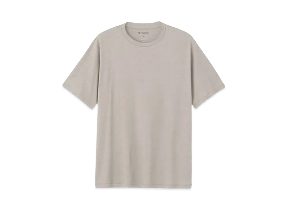 Goldwin Cotton Covered Yarn Smooth T-shirt (Unisex) "Moon Mist"
