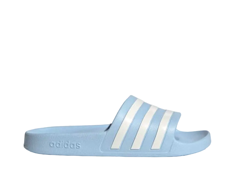 adidas Women's Adilette Aqua "Glow Blue/Zero Metalic"