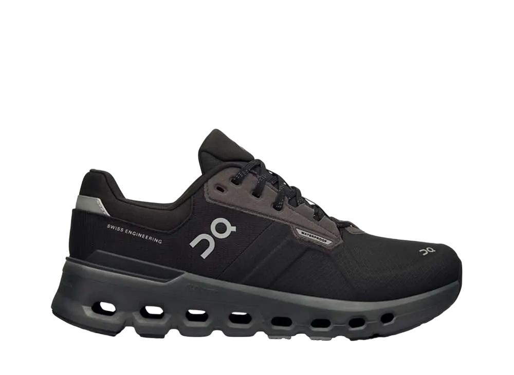 On Women's Cloudrunner 2 Waterproof "Magnet/Black"