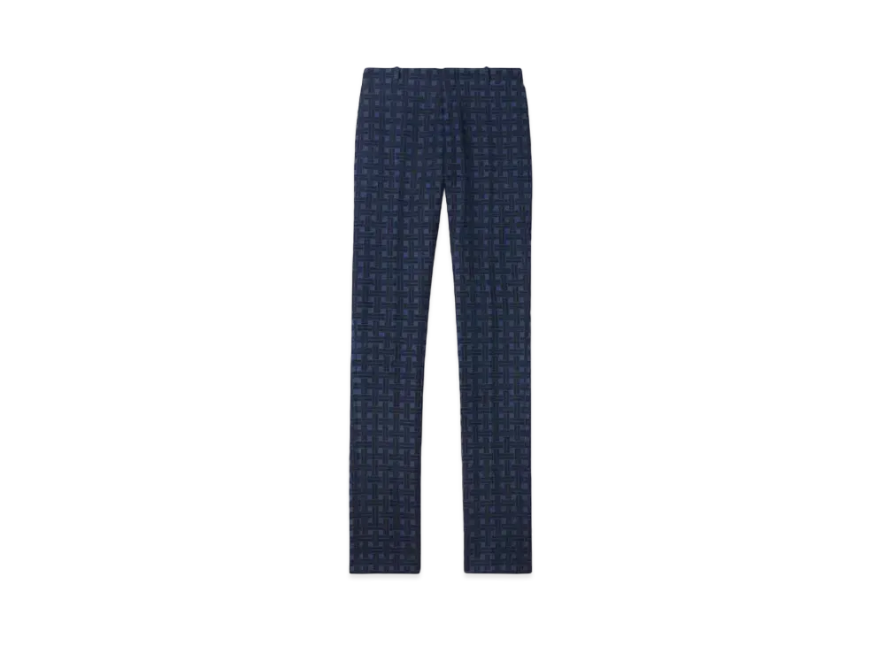 KENZO 'WEAVE' Cigarette Pants "Midnight Blue"