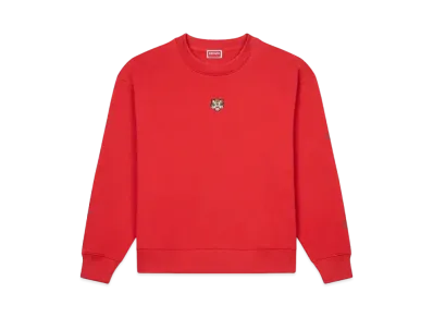 KENZO 'LUCKY TIGER' Classic Embroidery Sweat "Cherry"