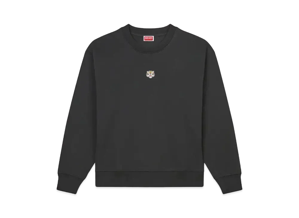 KENZO 'LUCKY TIGER' Classic Embroidery Sweat "Black"