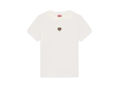 KENZO 'LUCKY TIGER' Embroidered Classic T-shirt "Off White"
