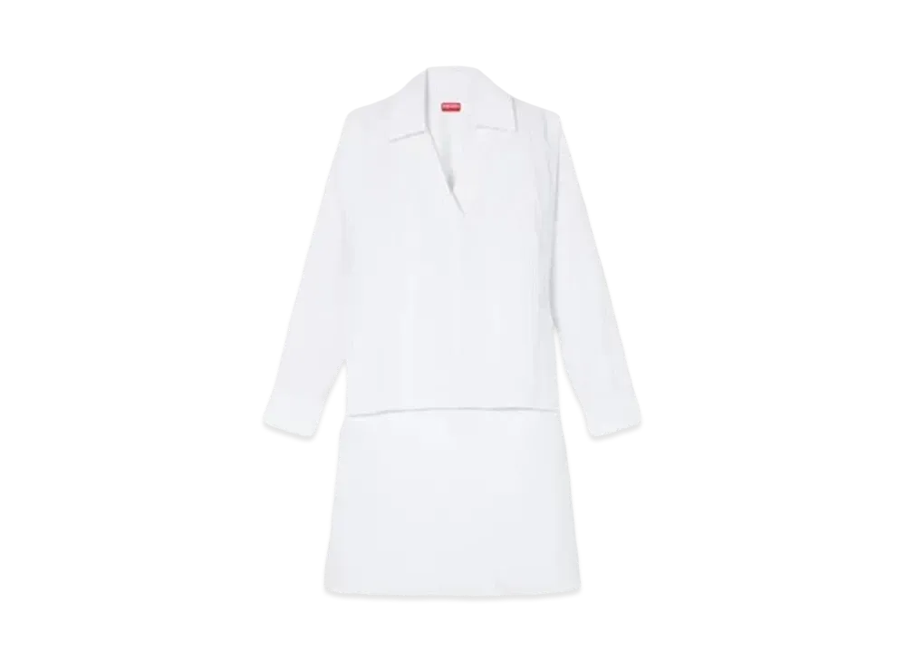 KENZO Oversize Sharting Dress "White"