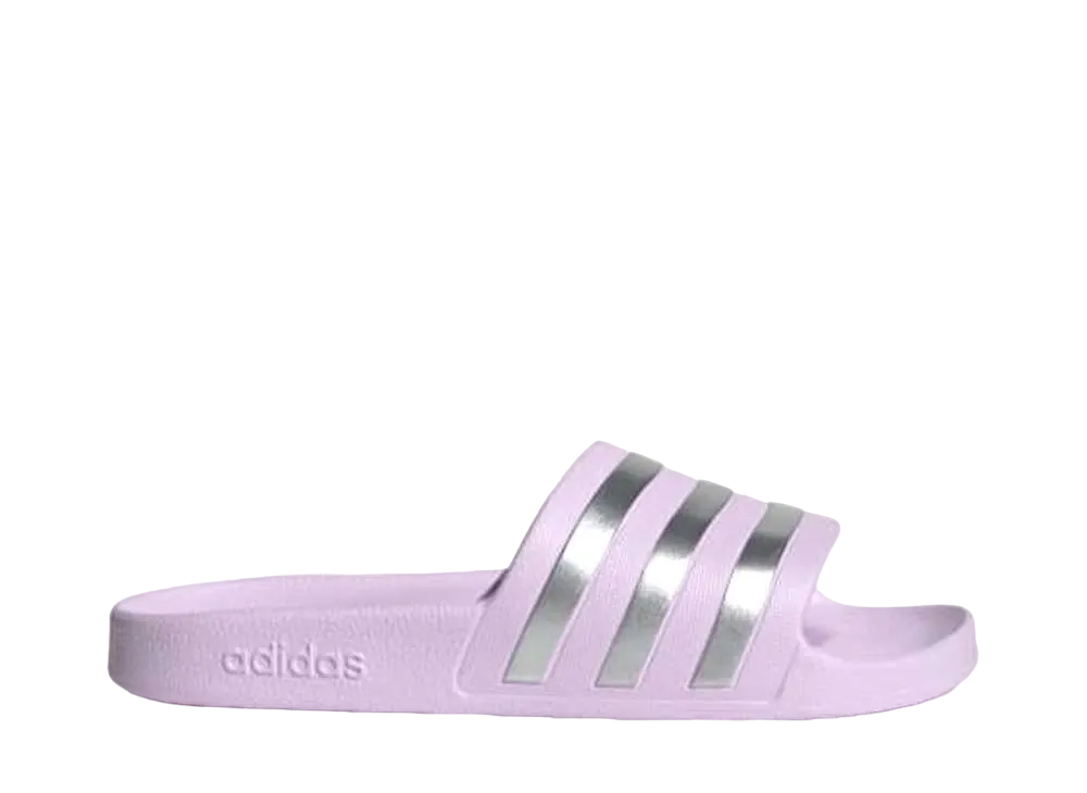 adidas Women's Adilette Aqua "Ice Lavender/Matte Silver"