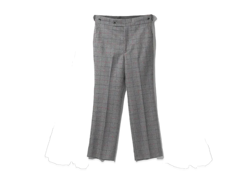 Needles Side Tab Trouser Plaid Twill "Gray"