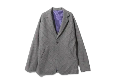 Needles Miles Jacket Plaid Twill "Gray"