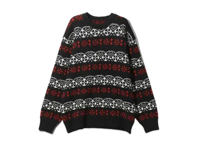 Needles Crew Neck Sweater Nordic "Black"