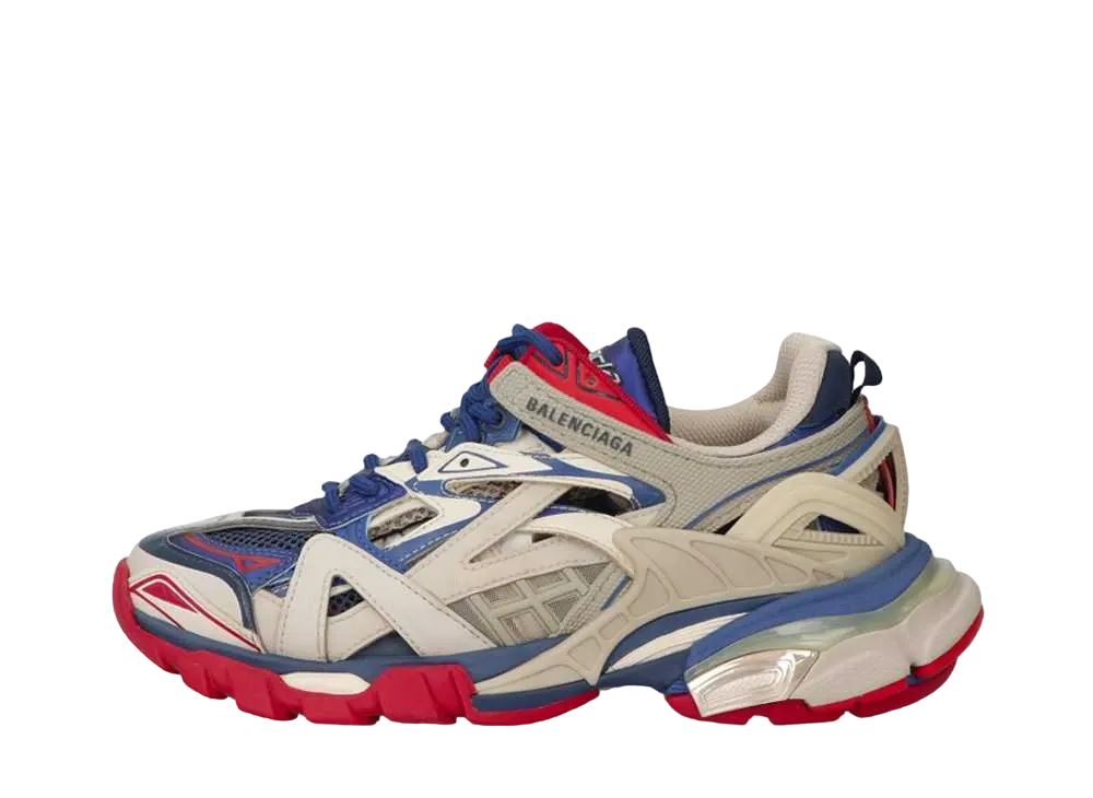 バレンシアガ ウィメンズ トラック2 "ベージュ/ブルー/レッド"