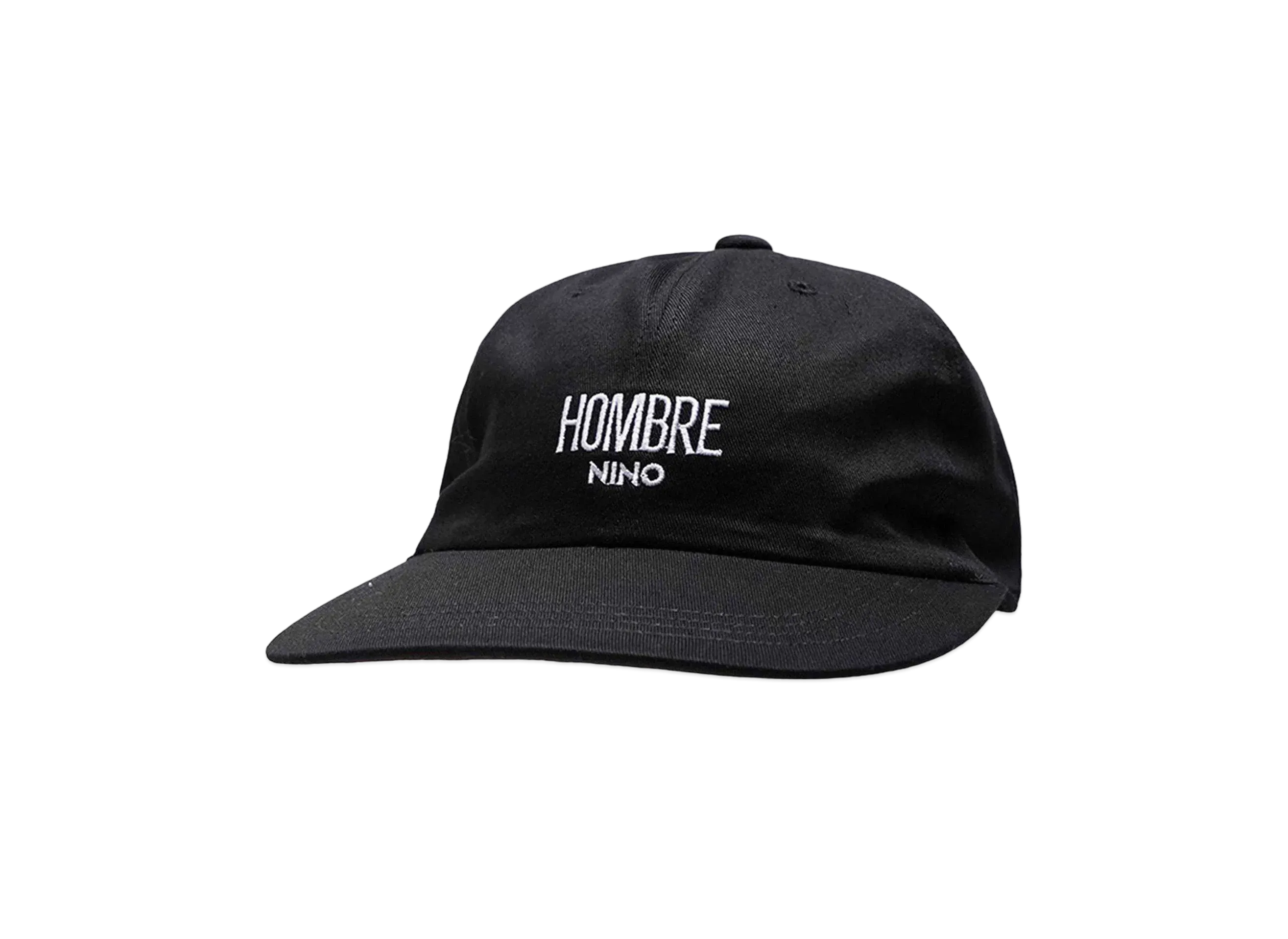 HOMBRE Nino LOGO 6 PANEL CAP "BLACK"