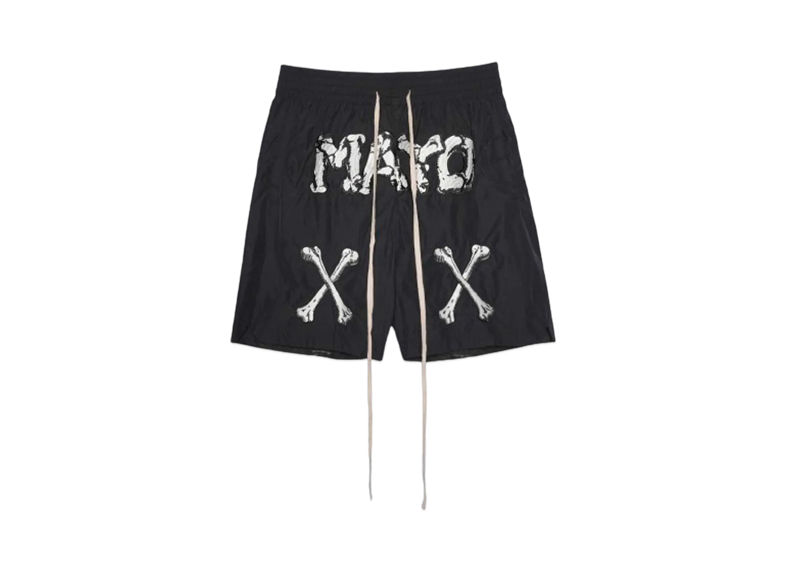 MAYO MAYO BONES Embroidery Shorts "BLACK"