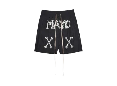 MAYO MAYO BONES Embroidery Shorts "BLACK"