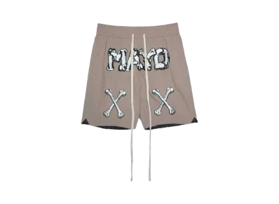 MAYO MAYO BONES Embroidery Shorts "BEIGE"